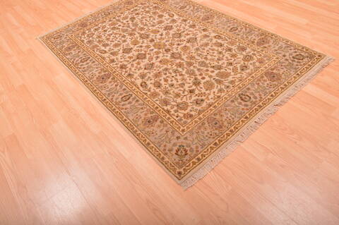 Jaipur Beige Hand Knotted 40 X 511  Area Rug 100-76298 Image 7