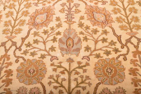Mahal Beige Hand Knotted 1110 X 147  Area Rug 100-76310 Image 8
