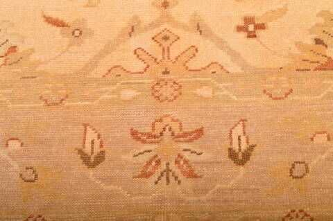 Ziegler Beige Hand Knotted 81 X 100  Area Rug 100-76312 Image 13