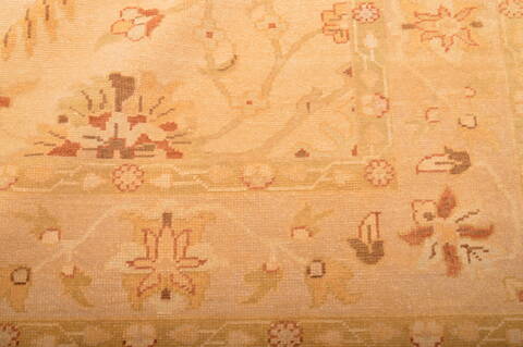 Ziegler Beige Hand Knotted 81 X 100  Area Rug 100-76312 Image 18