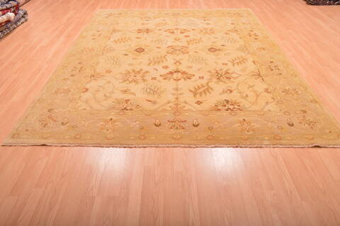 Ziegler Beige Hand Knotted 81 X 100  Area Rug 100-76312 Image 1