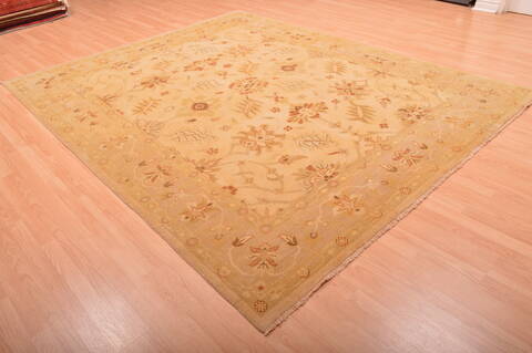 Ziegler Beige Hand Knotted 81 X 100  Area Rug 100-76312 Image 3