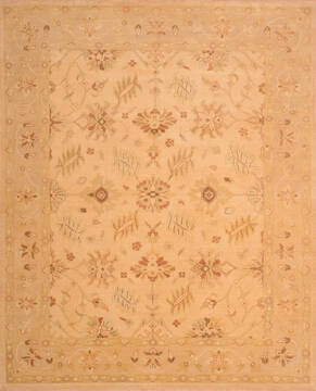 Ziegler Beige Hand Knotted 8'1" X 10'0"  Area Rug 100-76312