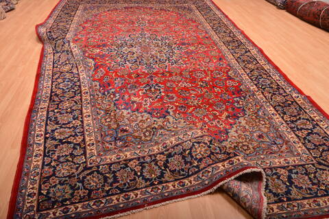 Najaf-abad Red Hand Knotted 96 X 156  Area Rug 100-76315 Image 15
