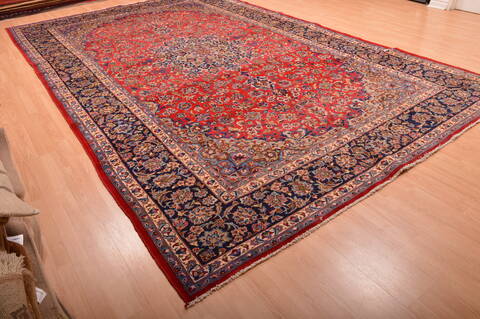 Najaf-abad Red Hand Knotted 96 X 156  Area Rug 100-76315 Image 20