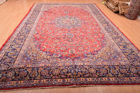 Najaf-abad Red Hand Knotted 96 X 156  Area Rug 100-76315 Image 21