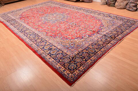 Najaf-abad Red Hand Knotted 96 X 156  Area Rug 100-76315 Image 22