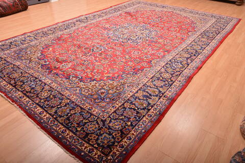 Najaf-abad Red Hand Knotted 96 X 156  Area Rug 100-76315 Image 2