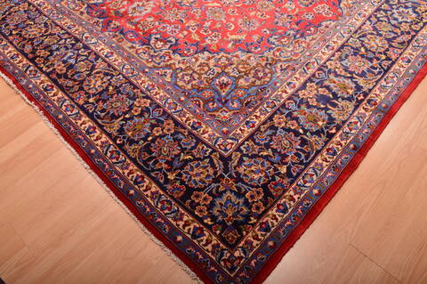 Najaf-abad Red Hand Knotted 96 X 156  Area Rug 100-76315 Image 3