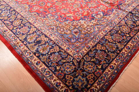 Najaf-abad Red Hand Knotted 96 X 156  Area Rug 100-76315 Image 4