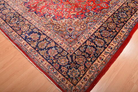 Najaf-abad Red Hand Knotted 96 X 156  Area Rug 100-76315 Image 6