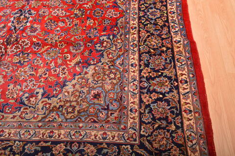 Najaf-abad Red Hand Knotted 96 X 156  Area Rug 100-76315 Image 7