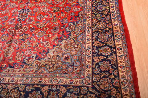 Najaf-abad Red Hand Knotted 96 X 156  Area Rug 100-76315 Image 8