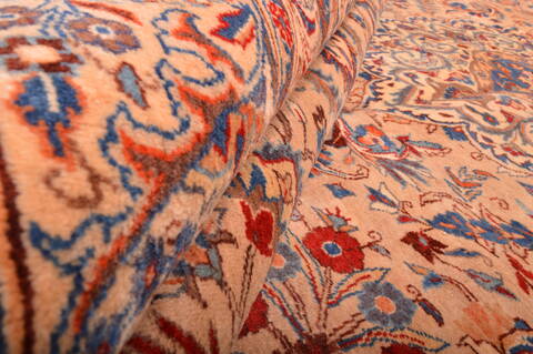 Kashmar Beige Hand Knotted 911 X 133  Area Rug 100-76322 Image 12