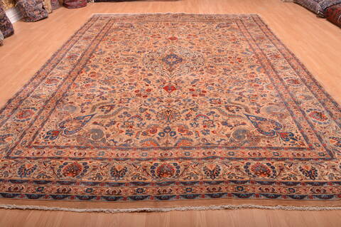 Kashmar Beige Hand Knotted 911 X 133  Area Rug 100-76322 Image 16