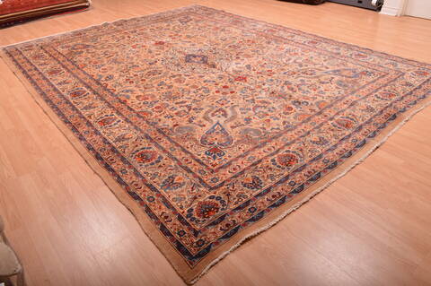 Kashmar Beige Hand Knotted 911 X 133  Area Rug 100-76322 Image 18