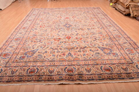 Kashmar Beige Hand Knotted 911 X 133  Area Rug 100-76322 Image 19