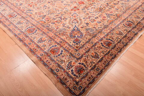 Kashmar Beige Hand Knotted 911 X 133  Area Rug 100-76322 Image 4