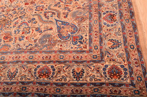 Kashmar Beige Hand Knotted 911 X 133  Area Rug 100-76322 Image 7