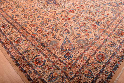 Kashmar Beige Hand Knotted 911 X 133  Area Rug 100-76322 Image 8