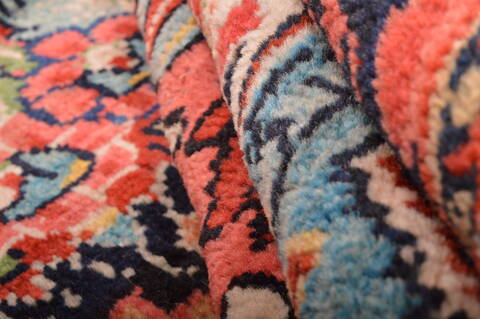 Moshk Abad Red Hand Knotted 106 X 166  Area Rug 100-76325 Image 14