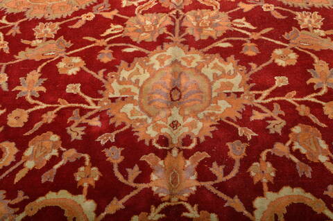 Jaipur Red Hand Knotted 123 X 179  Area Rug 100-76336 Image 15