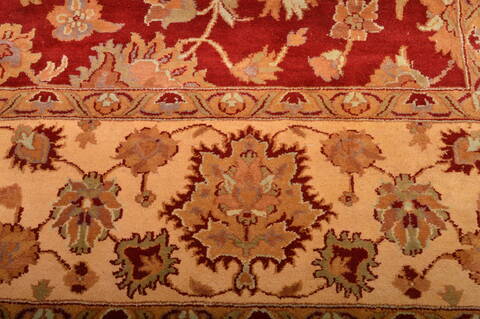 Jaipur Red Hand Knotted 123 X 179  Area Rug 100-76336 Image 18