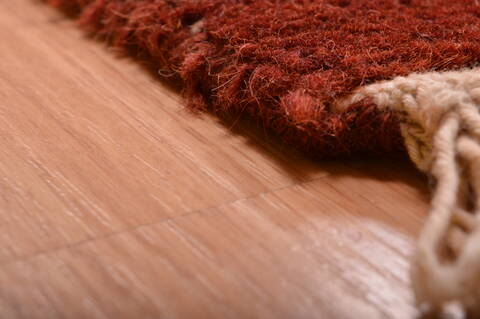 Jaipur Red Hand Knotted 120 X 155  Area Rug 100-76338 Image 9