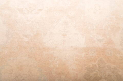 Oushak Beige Hand Knotted 82 X 100  Area Rug 100-76390 Image 1