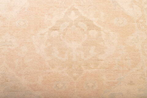Oushak Beige Hand Knotted 82 X 100  Area Rug 100-76390 Image 4