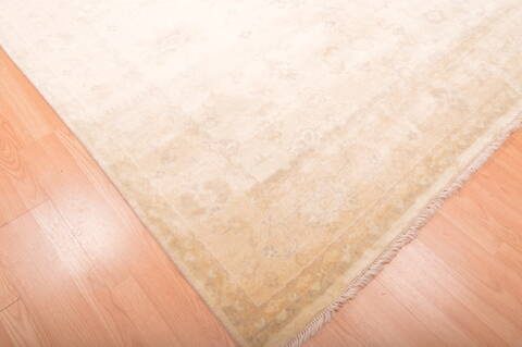 Oushak Beige Hand Knotted 75 X 103  Area Rug 100-76391 Image 16
