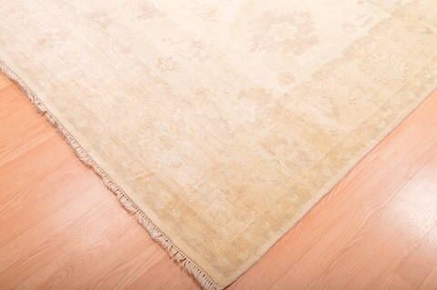 Oushak Beige Hand Knotted 75 X 103  Area Rug 100-76391 Image 21
