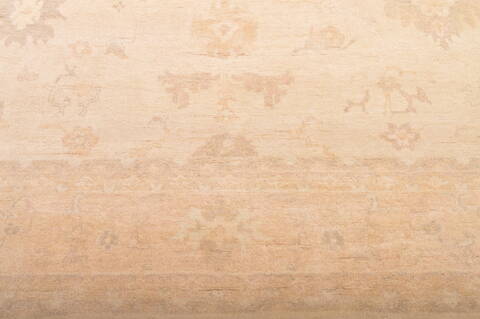 Oushak Beige Hand Knotted 75 X 103  Area Rug 100-76391 Image 5