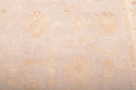 Oushak Beige Hand Knotted 710 X 100  Area Rug 100-76394 Image 8