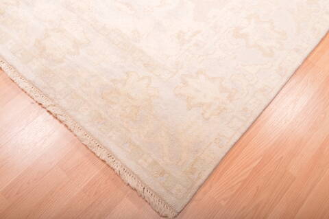 Oushak Beige Hand Knotted 711 X 911  Area Rug 100-76395 Image 19