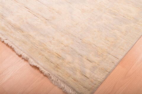 Oushak Beige Hand Knotted 711 X 911  Area Rug 100-76395 Image 6