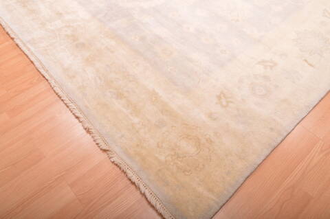 Oushak Beige Hand Knotted 99 X 138  Area Rug 100-76396 Image 14