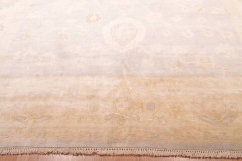 Oushak Beige Hand Knotted 99 X 138  Area Rug 100-76396 Image 15