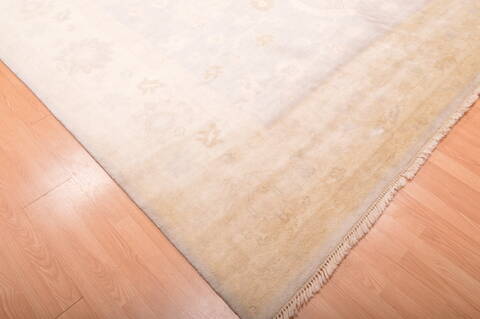 Oushak Beige Hand Knotted 99 X 138  Area Rug 100-76396 Image 16