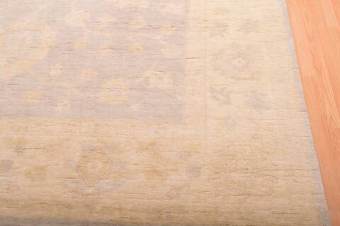 Oushak Beige Hand Knotted 99 X 138  Area Rug 100-76396 Image 18