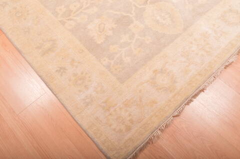 Oushak Grey Hand Knotted 58 X 711  Area Rug 100-76397 Image 10