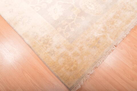 Oushak Grey Hand Knotted 58 X 711  Area Rug 100-76397 Image 7