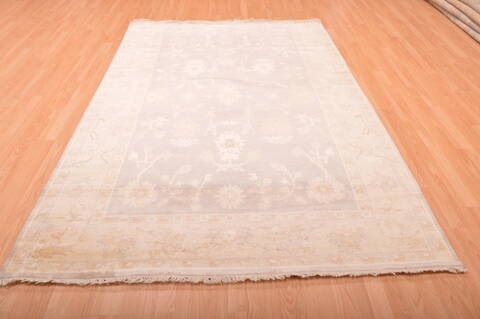 Oushak Beige Hand Knotted 511 X 811  Area Rug 100-76398 Image 14