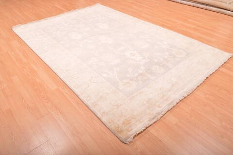 Oushak Beige Hand Knotted 511 X 811  Area Rug 100-76398 Image 16