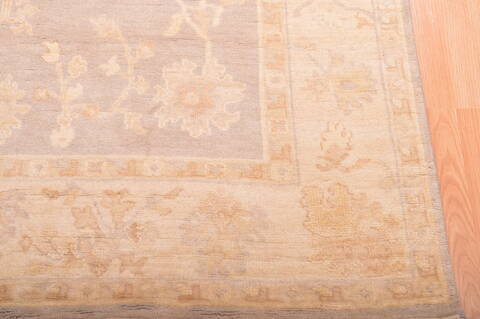 Oushak Beige Hand Knotted 511 X 811  Area Rug 100-76398 Image 3