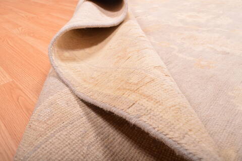 Oushak Beige Hand Knotted 511 X 811  Area Rug 100-76398 Image 7