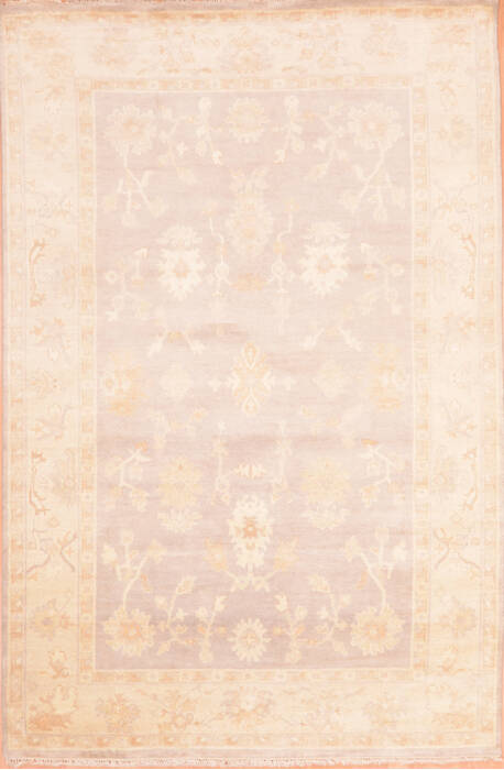 Oushak Beige Hand Knotted 511 X 811  Area Rug 100-76398 Image 0