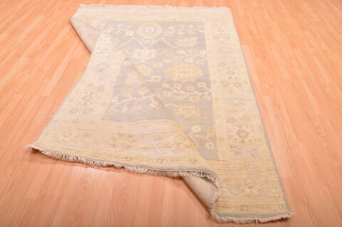 Oushak Blue Hand Knotted 57 X 711  Area Rug 100-76399 Image 10