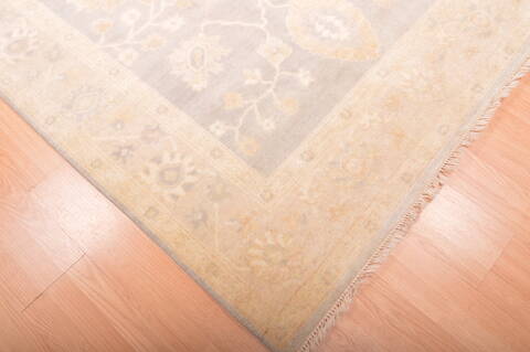 Oushak Blue Hand Knotted 57 X 711  Area Rug 100-76399 Image 2