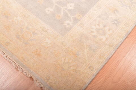 Oushak Blue Hand Knotted 57 X 711  Area Rug 100-76399 Image 4